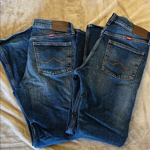 Wrangler Men’s Relaxed Bootcut Jeans, Bundle of 2, Size 32x32